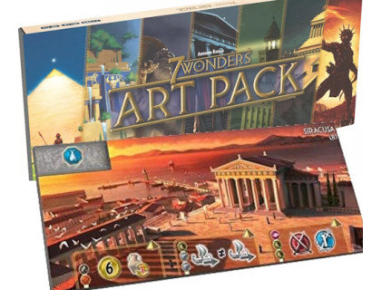 Набор для настольной игры 7 Wonders (7 Чудес): Siracusa + Art Pack (Сиракузы + Артпак)