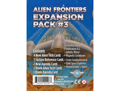 Настольная игра Alien Frontiers: Expansion Pack #3 (Чужие рубежи)