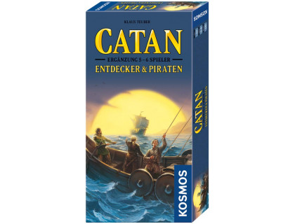 Настольная игра Колонизаторы. Первопроходцы и пираты. Расширение для 5-6 игроков (Catan: Explorers & Pirates)