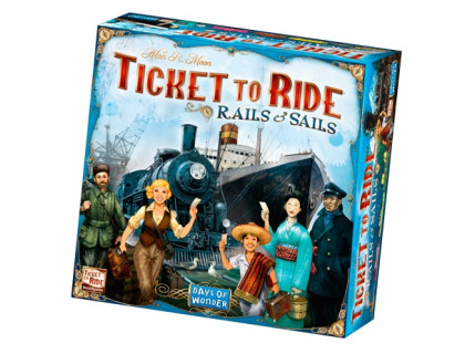 Настольная игра Ticket to Ride: Rails and Sails (Билет на поезд) иностранное издание